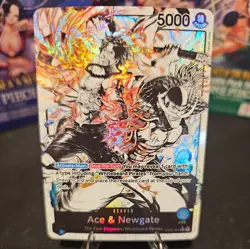Ace & Newgate ST22 002 Alt Art Leader One Piece Card TCG - Image 1