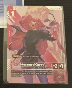 Gundam Card Game English Haman Karn Newtype Challenge Top 4 prize - Image 1