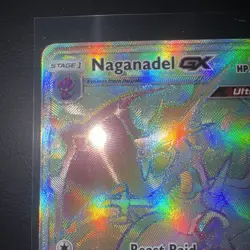 Pokemon Card Naganadel GX 134/131 SM Forbidden Light Secret Rare Near Mint - Image 2