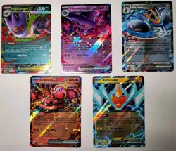 Pokemon Phantasmal Flames Set of EX Double Rare 5 Card Lot NM - Image 1