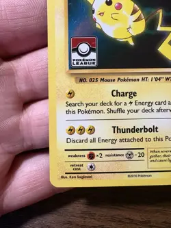 Pikachu - (Pokemon League) XY202 League & Championship Cards Holo - Image 5