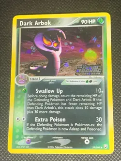 Dark Arbok 29/109 Reverse Holo - ex Team Rocket Returns Pokemon Card - LP - Image 1