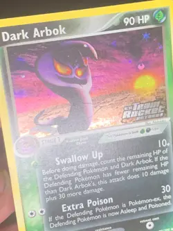 Dark Arbok 29/109 Reverse Holo - ex Team Rocket Returns Pokemon Card - LP - Image 2