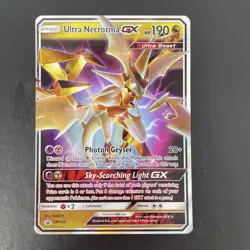 Ultra Necrozma Gx SM126 Full Art Holo Promo Pokemon Card - Image 1