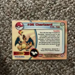 Pokemon Topps Charizard 06 TCG Rare NM Collectible Card - Image 2