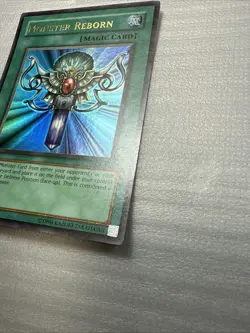 Monster Reborn LOB-118 Ultra Rare Vintage Yu-Gi-Oh Card Unlimited Played LP - Image 3