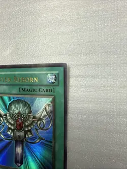 Monster Reborn LOB-118 Ultra Rare Vintage Yu-Gi-Oh Card Unlimited Played LP - Image 4