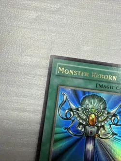 Monster Reborn LOB-118 Ultra Rare Vintage Yu-Gi-Oh Card Unlimited Played LP - Image 5