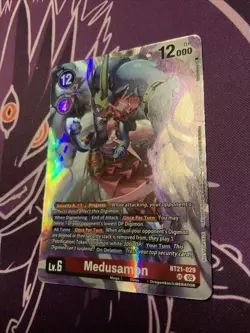 Medusamon Time Stranger Dash Pack Alternate Art SR BT21-029 NM Digimon Card Game - Image 2