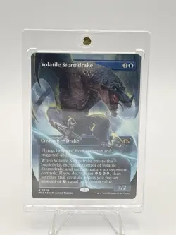 Volatile Stormdrake (Borderless) Modern Horizons 3 Foil - Image 1