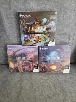 Lot Of 3 Boxes Holiday Scene Box Final Fantasy Fantasy - Image 1