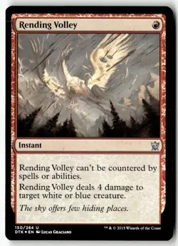 MTG Foil Rending Volley - Dragons of Tarkir Moderately Played English - Image 1