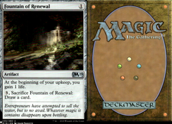 Magic the Gathering -MTG-Fountain of Renewal - Image 1