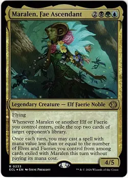 MTG Lorwyn Eclipsed Maralen, Fae Ascendant Foil (Rare) - Image 2