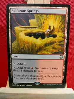 Sulfurous Springs - Modern Horizons 3 Commander - NM - Rare - MTG - Image 1