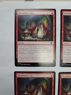 MTG - Dreadmaw's Ire X 4 LCI Regular U#147 - Image 1