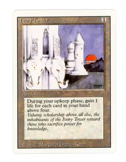 Ivory Tower - Magic the Gathering MTG - Revised Edition LP - Image 1