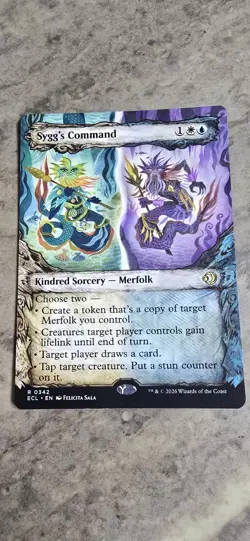 Sygg's Command (Showcase) Lorwyn Eclipsed Regular Kindred Sorcery Rare MTG NM - Image 1