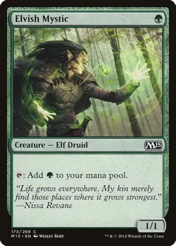 MTG - Elvish Mystic - M15 - Magic the Gathering - Image 1