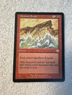 Tectonic Break - Mercadian Masques - Red - LP - MTG ☀Shinetized - Image 1
