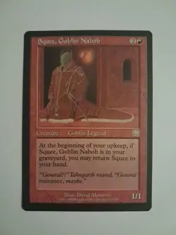 Squee, Goblin Nabob EX Mercadian Masques MTG Magic the Gathering - Image 1