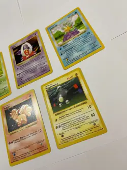 Shadowless Pokemon Base Set Lot Vulpix Caterpie Jynx Magnemite Squirtle - Image 5