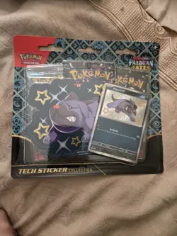 Pokemon TCG Scarlet & Violet PALDEAN FATES‼ Tech Sticker Collection (Maschiff) - Image 1