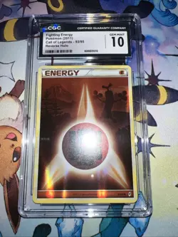 Pokemon Fighting Energy #93/95 2011 Call of Legends CGC 10 Gem Mint Holo Rare - Image 1