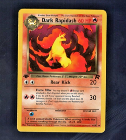 1st Edition Dark Rapidash - Team Rocket - #44/82 - Vintage Pokemon Card 2000 - Image 1