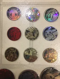 Lot Of 30 Official Pokemon TCG Coins, 15 Jumbo Size + 15 Regular Size - Image 2