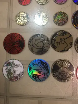 Lot Of 30 Official Pokemon TCG Coins, 15 Jumbo Size + 15 Regular Size - Image 4