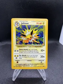Pokemon TCG Jolteon Jungle Holo Rare Card 4/64 No Symbol Misprint - Image 2