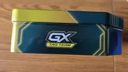 *Scratched* 2019 Pokemon TCG EMPTY Celebi & Venusaur Tag Team Tin - Image 5