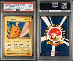 Pokemon 1999 SNAP Pikachu Trainer Magazine Vol.1 #25 Promo Japanese PSA 9 VClean - Image 3