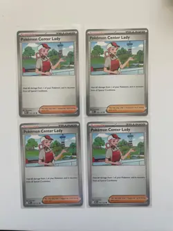 Pokemon Center Lady (123/132) x4 - Mega Evolutions - Pokemon TCG - NM - Image 4