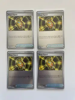 Mega Signal Holo (121/132) x4 - Mega Evolutions - Pokemon TCG - NM - Image 4