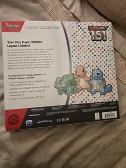 Nintendo Pokemon TCG Scarlet & Violet - 151 Poster Collection Box - 3 Packs 820650853166 - Image 2