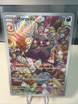 2023 Pokemon SV Paradox Rift PAR EN Morpeko #206/182 - Image 1