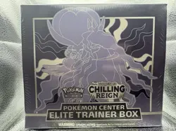 Pokemon Center Chilling Reign Etb Sealed Shadow Rider Calyrex Art - Image 1