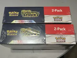 Pokemon TCG Surging Sparks Costco 2-Pack - ETB & Booster Bundle LOT OF 2 - Image 2