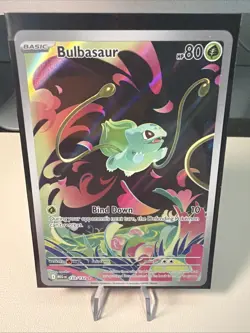 Bulbasaur 133/132 Mega Evolution Illustration Rare Pokemon TCG NM - Image 1