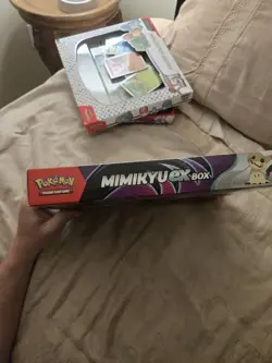 MIMIKYU EX Box 4 Booster Packs Pokemon TCG Factory Sealed 2023 820650852183 - Image 3