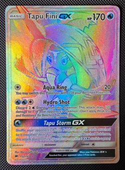 Pokemon - Tapu Fini GX - SM Burning Shadows - Secret Rare 152/147 - NM - Image 1