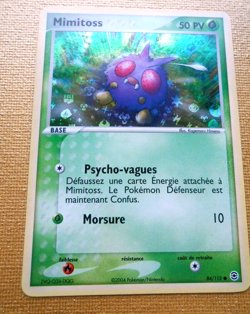 pokemon carte mimitoss 84/112 reverse holo 2004 EX Rouge Feu & Vert Feuilles RA - Image 1