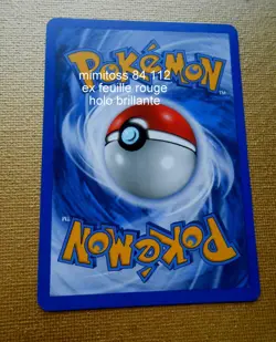 pokemon carte mimitoss 84/112 reverse holo 2004 EX Rouge Feu & Vert Feuilles RA - Image 3