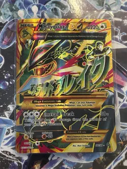 Pokemon TCG Ancient Origins M Rayquaza EX Full Art Ultra Rare 98/98 MP - Image 1