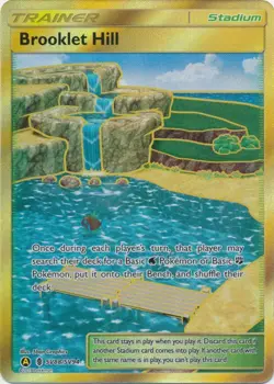 Brooklet Hill SV88/SV94 Shiny Holo Rare Hidden Fates Pokemon TCG - Image 1