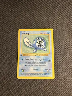 Pokemon TCG Poliwag 59/102 Base Set (Shadowless) Common MP - Image 3
