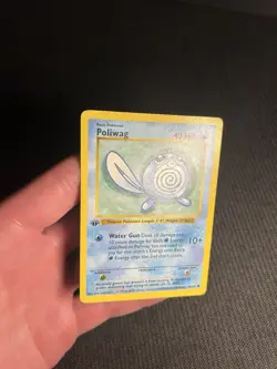 Pokemon TCG Poliwag 59/102 Base Set (Shadowless) Common MP - Image 5