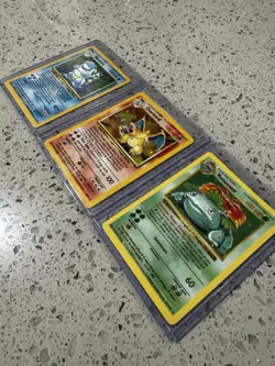 Pokemon CHARIZARD BLASTOISE & (VENUSAUR Shadowless) Rare Base Set Big 3 WOTC - Image 3